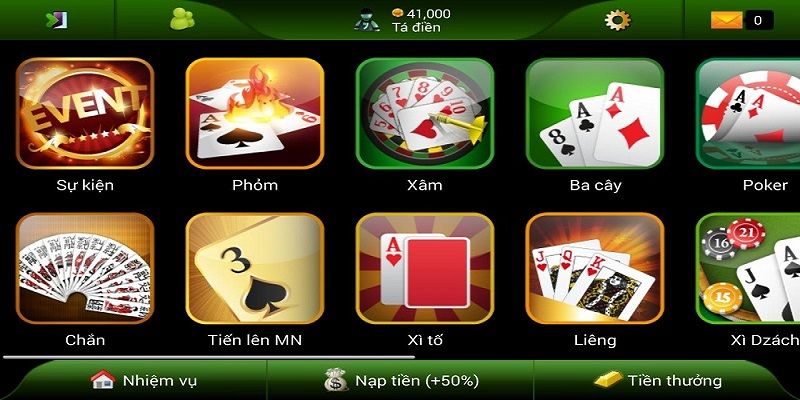 Game bài sảnh cược được săn đón hàng đầu